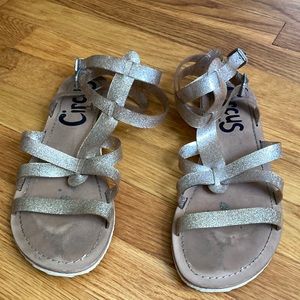 Circus by Sam Edelman Rose Gold Jelly Gladiator Sandal